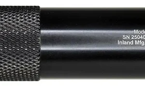 Inland MFG IM9MM 9mmLuger Black Aluminum 1/2"x28