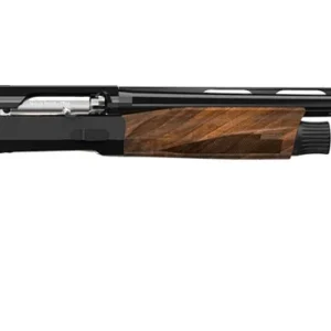Retay USA RACEUL26 Ace-R Upland Ultralight 12 Gauge Semi-Auto 3" 3+1 26" Black Deep Bore Barrel, Aluminum Humpback Drilled & Tapped Receiver, Fixed Satin Walnut  Stock