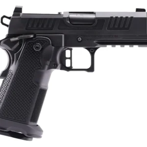 Alpha Foxtrot AA47X1QIG-XDBK19 AF1911 Romulus 9mm Luger 20+1 3.50" Black DLC Stainless Steel Threaded Compensated Barrel, Optic Ready/Serrated Slide & Frame w/Beavertail & Picatinny Rail, Aluminum Gri