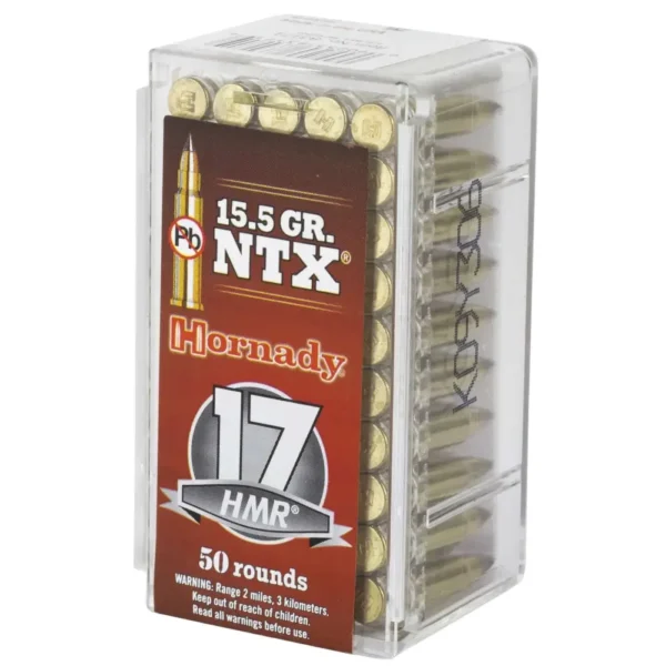 HORNADY VARMINT EXPRESS 17HMR 15.5 GR NTX 50RD BX 2000RD CASE