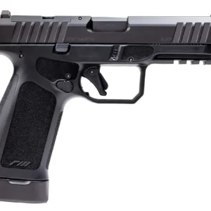 Rost Martin RM1FBLKOSP10CA RM1F  9mm Luger 10+1 4.50" Black Match Grade Barrel, Black Nitron Steel Optic Ready/Serrated Slide, Black Polymer Frame w/Picatinny Rail, RMR Footprint, Ambidextrous