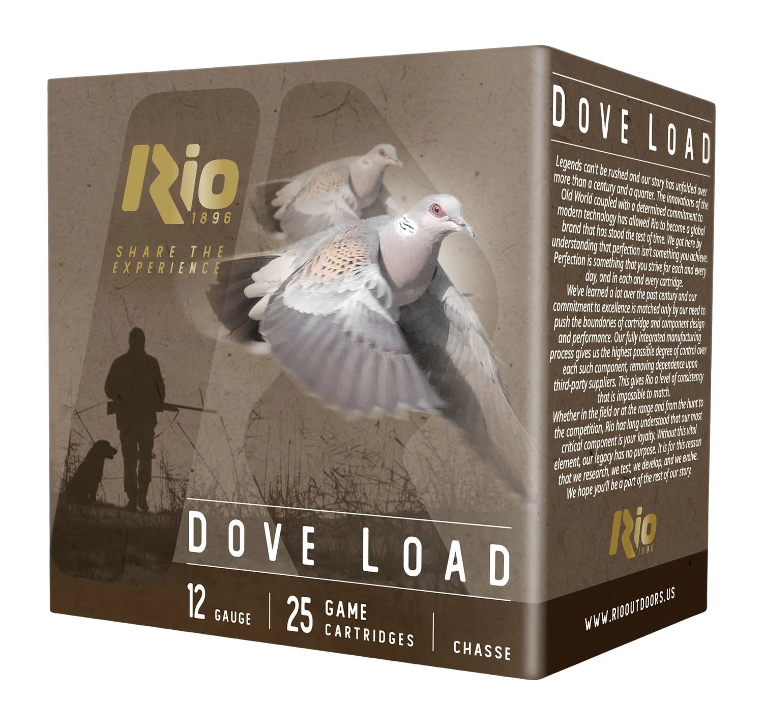 RIO RDL288 DOVE LOAD 12G 2-3/4 8 25/10