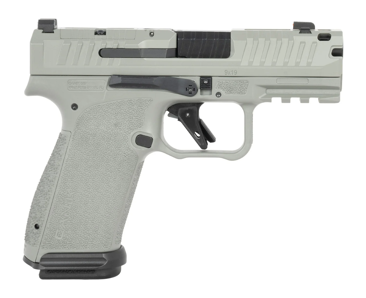 Canik HG8328BU-N Mete MC9 Prime 9mm Luger 17+1 3.64" Compensated Barrel, Steel Optic Ready/Serrated Slide, Polymer Frame w/Picatinny Rail, Textured Grip