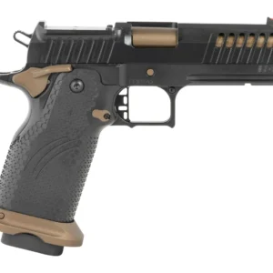 Fierce Firearms FGZ-9-C-BBZ-CS Grizz Commander 9mm Luger 10+1 4.25" Black Bull Barrel, Steel Optic Ready/Serrated Slide, Burnt Bronze Cerakote w/Black Controls Steel Frame w/Accessory Rail, RMR Footpr