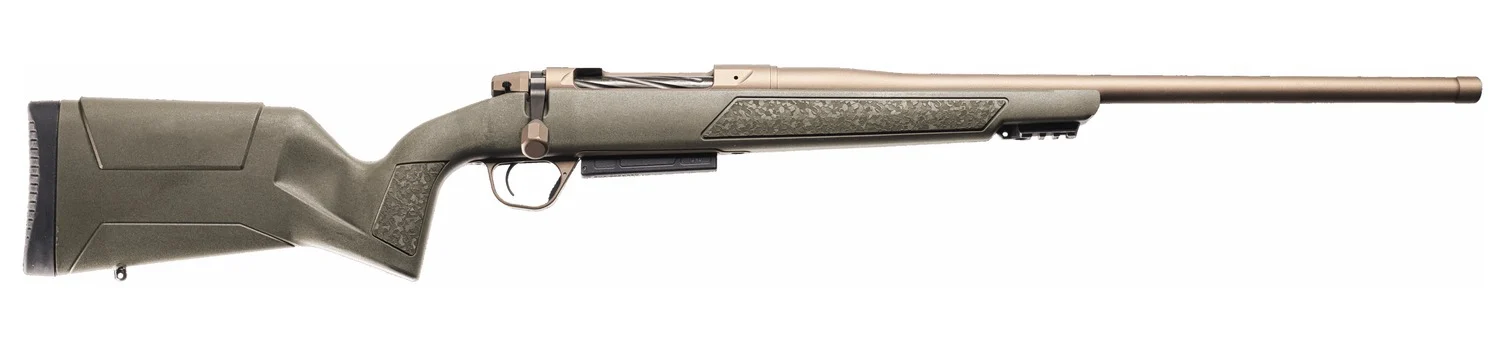 Christensen Arms 801-15003-01 Evoke 6.5 PRC 4+1 22" Burnt Bronze Cerakote Threaded Barrel, Burnt Bronze Cerakote Drilled & Tapped Receiver, Picatinny Rail Forend, OD Green Fixed Synthetic Stock
