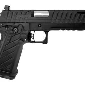 Live Free Armory HG8640-N Apollo 11 V2 Full Size Frame 9mm Luger 18+1 4.90" Stainless Barrel, Black Cerakote Steel Optic Cut/Serrated Slide, Black Cerakote Steel Frame w/Beavertail & Picatinny Rail, B