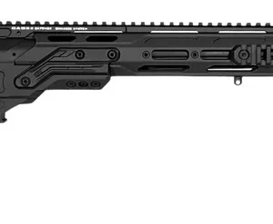 Cadex Inc CDX30LITE30824BR20I2F1 CDX-30 Lite 308 Win 10+1 24" Black DLC Fluted Threaded Barrel, Black Cerakote Receiver w/Picatinny Rail, M-LOK Handguard, Adjustable Folding Black Buttstock, Black Pol