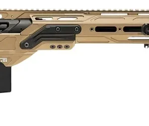 Cadex Inc CDXMCKRKN6524BR20I2B1N CDX-MC Kraken 6.5 Creedmoor 10+1 24" Black DLC Match Grade Threaded Barrel, Hybrid Tan Receiver w/Picatinny Rail, M-LOK Handguard, Hybrid Tan Adjustable Folding Buttst