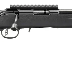 Ruger 8392 American 22 WMR 9+1 16.10" Satin Blued Threaded Barrel, Satin Blued Alloy Steel Receiver w/Picatinny Rail, Black Adj LOP Synthetic Stock