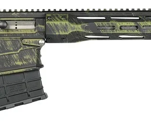 Nemo Arms OMENW-G324CF Omen Watchman 300 Win Mag 14+1 24" Black Proof Research CF Threaded Barrel, Black/Green Tiger Stripe Aluminum Receiver w/Picatinny Rail, M-LOK Handguard, Magpul PRS Gen3 Black P