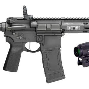 Springfield Armory STV995300BV2SBA3PAC SAINT Victor Gear Pac 300 Blackout 30+1 9.50" Black Nitride Threaded Barrel, Black Hardcoat Anodize Aluminum Receiver w/ Rail, M-LOK Handguard, Black Polymer SB