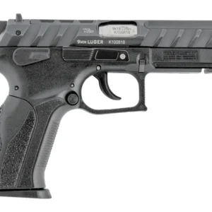 Grand Power 8588005808644 K100 Mk23 9mm Luger 15+1 4.25" Stainless Rotating Barrel, Black Optic Ready/Serrated Slide, Black Frame w/Accessory Rail, Textured Grip