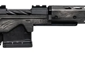 Fierce Firearms REPMT300PRC22DG Reaper MTN 2.0 300 PRC 22" Carbon Fiber Match Grade Threaded Barrel, Distressed Gray Cerakote Titanium Drilled & Tapped Receiver, M-LOK Handguard, Magnesium Folding Cha