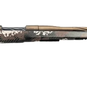 Fierce Firearms  Twisted Rage LR Full Size 308 Win 4+1 18" Smoked Bronze Cerakote Match Grade/Spiral Threaded Stainless Steel Barrel, Drilled & Tapped Receiver, Desert Shadow Camo Push Button Adj Comb