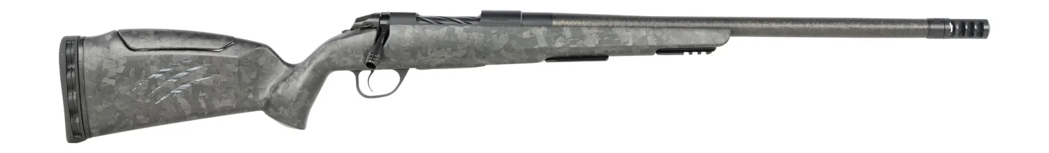 Fierce Firearms CT Rage LR Full Size 7mm BC 3+1 18" Carbon Fiber Match Grade Threaded Barrel, Black Cerakote Titanium Drilled & Tapped Receiver, Picatinny Rail Forend, Carbon Matrix Push Button Adj C