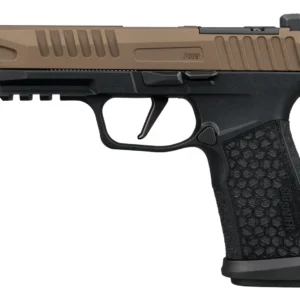 Sig Sauer 365XF9FBZXR3 P365 Fuse 9mm Luger 21+1 4.30" Black DLC Bronze Cerakote w/Freedom Engraving Stainless Steel Optic Ready/Serrated Slide, Black Stainless Steel Frame w/Beavertail & Picatinny Rai