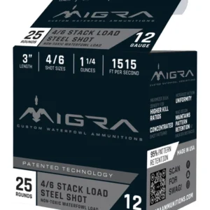 MIGRA M12AS46 12G 3" 4-6SHT 1.25 25/10