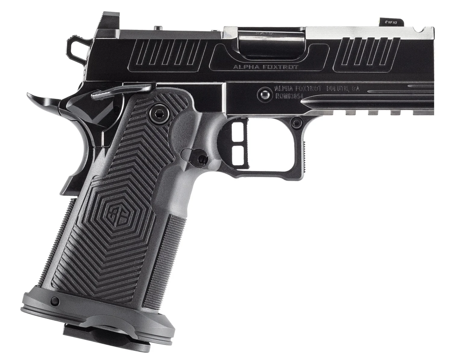 Alpha Foxtrot AA39X1QIH-PDBK19 AF1911 Romulus 9mm Luger 3.50"