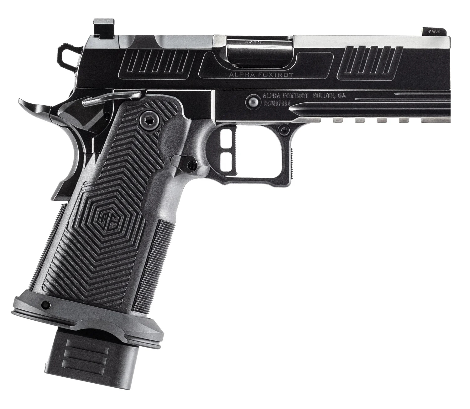 Alpha Foxtrot AA39X1CMD-PDBK19 AF1911 Romulus 9mm Luger 4.25"