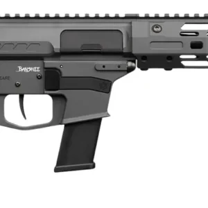 CMMG 45AEA70-TNG MkG 45 ACP 13+1 6.50" Black Nitride Threaded Barrel. Tungsten Cerakote Aluminum Receiver w/Picatinny Rail, M-LOK Handguard, Black Polymer CMMG RipBrace, CMMG Zeroed Grip, Ambidextrous