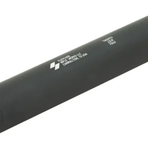 Fletcher Rifle Works TAQUITOBLK Taquito 22LR 1" Black Stainless Steel/Aluminum 1/2"x28