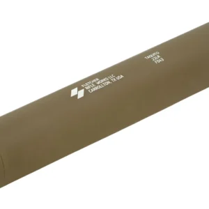 Fletcher Rifle Works TAQUITOTAN Taquito 22LR 1" Tan Stainless Steel/Aluminum 1/2"x28