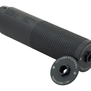 Fletcher Rifle Works TEXASFLOOD Texas Flood 30Cal 1.75" Black Titanium 1.375"x24