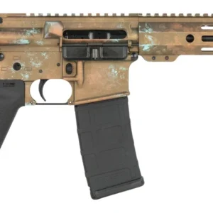 Shark Coast Tactical SCC07152CPPR-P Copper  5.56 NATO 30+1 10.50" Black Nitride Threaded Barrel, Aluminum Receiver w/Picatinny Rail, M-LOK Handguard, Polymer SB Tactical SBA3 Brace, Polymer Grip