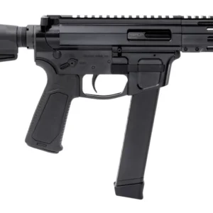Gforce Arms GFHYB745 Jawbone  45 ACP 26+1 7" Black QPQ Threaded Barrel, Black Anodized Aluminum Alloy Receiver w/Picatinny Rail, Black Ace of Brace Paddle Pistol Brace, Black Polymer Grip, Ambidextrou