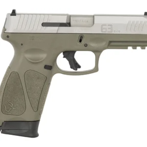 Taurus 1-G3B949O G3  Full Size 9mm Luger 17+1 4" Matte Stainless Steel Barrel & Serrated Slide, OD Green Cerakote Polymer Frame w/Picatinny Rail, Textured Grip