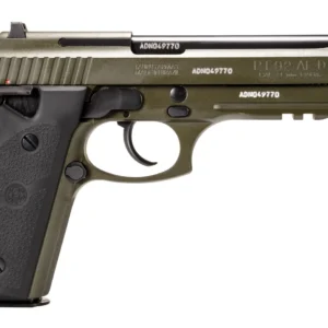 Taurus 1-92015T-H 92  Full Size 9mm Luger 17+1 5" Matte Black Stainless Steel Barrel, OD Green Cerakote Alloy Steel Serrated Slide, OD Green Cerakote Aluminum Frame w/Beavertail & Picatinny Rail, Blac