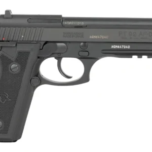 Taurus 1-920151-6MAG 92  Full Size 9mm Luger 18+1 5" Matte Matte Stainless Steel Barrel, Alloy Steel Serrated Slide, Black Anodized Aluminum Frame w/Beavertail & Picatinny Rail, Black Hogue G10 Grip,