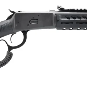 Rossi 920441613-TBRP R92  44 Mag 8+1 16.50" Black Cerakote Alloy Steel Threaded Barrel & Drilled & Tapped Receiver, Black Fixed Wood Stock
