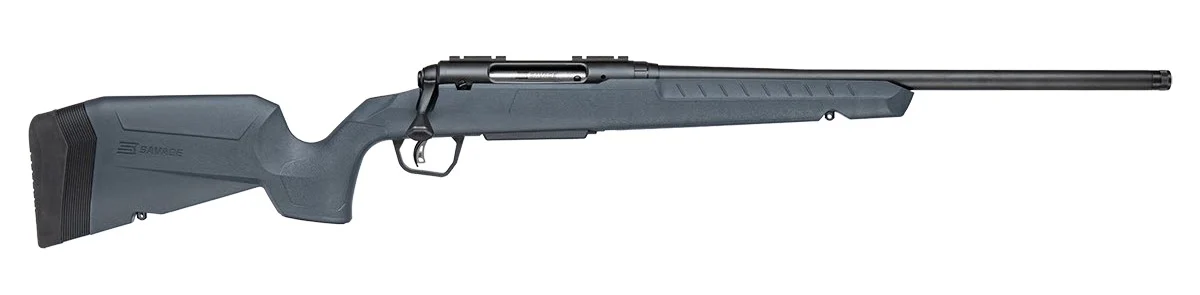 Savage Arms 33127 Axis 2 6.5 Creedmoor 4+1 20" Matte Black Carbon Steel Threaded Barrel, Drilled & Tapped Receiver, Gray Fixed w/Pistol Grip Synthetic Stock, Right Hand
