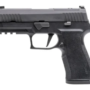 Sig Sauer 320XCA10COMP10 P320 XTen Carry Comp 10mm Auto 10+1 3.80" Black Nitron Optic Ready/Single Port Integrated Expansion Slide, Black Stainless Steel Frame w/Picatinny Rail, XSeries Carry Length M