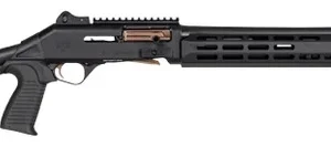 Panzer Arms PAM4CSBBTMFSS M4 Speed Pro 12 Gauge Semi-Auto 3" 5+1 18.50" Black Ported Barrel, Black Aluminum Receiver w/Picatinny Rail, M-LOK Handguard, Skeleton Stock, Black Polymer Grip