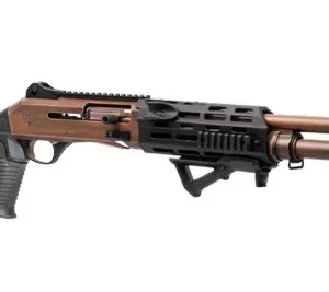 Panzer Arms PAM4NCSBRBTMFSS M4 Pro AI 12 Gauge Semi-Auto 3" 5+1 18.50" Distressed Copper Ported Barrel, Distressed Copper w/Bronze Titanium Accents Aluminum Receiver w/Picatinny Rail, Skeleton Stock