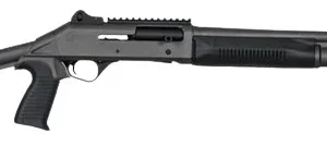 Panzer Arms PAM4TSDSFSS M4 12 Gauge Semi-Auto 3" 5+1 18.50" Tactical Barrel, Gray Tactical Gray Aluminum Receiver w/Picatinny Rail, Black Skeleton Synthetic Stock & Grip