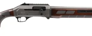 Panzer Arms PAFS1PROFSGREW FS1 Pro 12 Gauge Semi-Auto 3" 4+1 20" Black Shrouded Barrel, Disruptive Gray Cerakote Aluminum Receiver w/Picatinny Rail, Fixed Walnut Stock, Right Hand