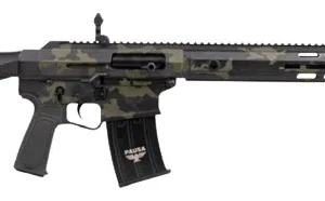 Panzer Arms PAAR12PROBMLF AR12 Pro-L 12 Gauge Semi-Auto 3" 5+1 18.50" Black Barrel, Multicam Aluminum Receiver w/Picatinny Rail, M-LOK Handguards, Gray Synthetic Stock, Black Polymer Grip