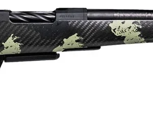 Fierce Firearms ROGSCMX22CM20BF Carbon Mini Rogue XP 22 Creedmoor 3+1 20" Carbon Fiber Match Grade Barrel, Black DLC Stainless Steel Drilled & Tapped Receiver, Forest Camo Push Button Adj Cheek Piece