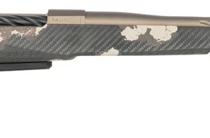 Fierce Firearms RIVSSX22CM22BDS Twisted Rival XP 2.0 22 Creedmoor 3+1 22" Smoked Bronze Cerakote Spiral Fluted Threaded Barrel, Stainless Steel Drilled & Tapped Receiver, Arca Rail Forend, Desert Shad
