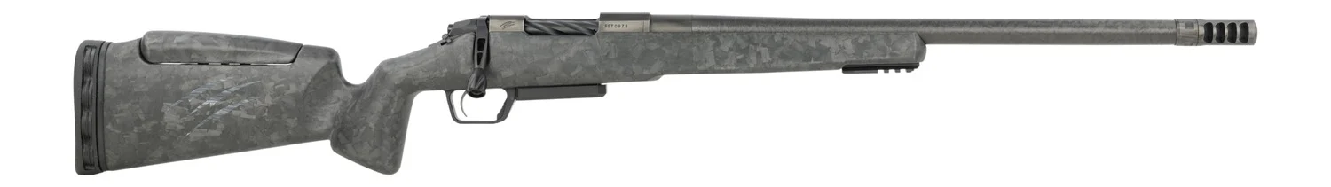 Fierce Firearms RIVTCX22CM20DGM CT Rival XP 2.0 22 Creedmoor 3+1 20" Carbon Fiber Match Grade Threaded Barrel, Distressed Gray Titanium Drilled & Tapped Receiver, Carbon Matrix Push Button Adj Cheek P