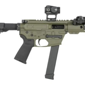 Shark Coast Tactical SCC8165CAODG-S Creepy Andrew  9mm Luger 30+1 Polymer SB Tactical SBA3 Brace