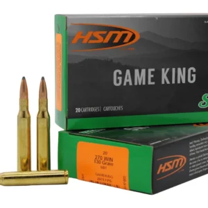HSM 27012N Game King  270 Win 130 gr Sierra GameKing Spitzer Boat Tail 20 Per Box/ 20 Case