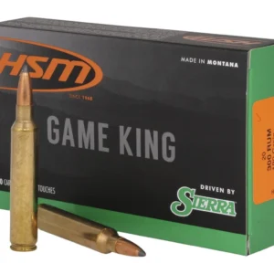 HSM 300RUM13N Game King  300 RUM 180 gr Sierra GameKing Spitzer Boat Tail 20 Per Box/ 20 Case