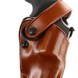 Galco DAO308 DAO  OWB Tan Leather Belt Slide Fits S&W Governor Right Hand