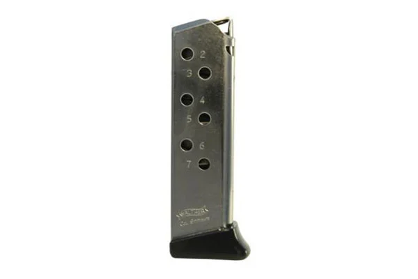 WAI MAG PPK/S 380 W/FR 7RD NKL