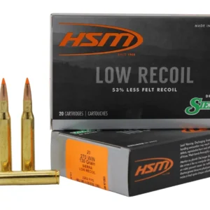 HSM 27014N Low Recoil  270 Win 130 gr Orange Polymer Tip 20 Per Box/ 20 Case