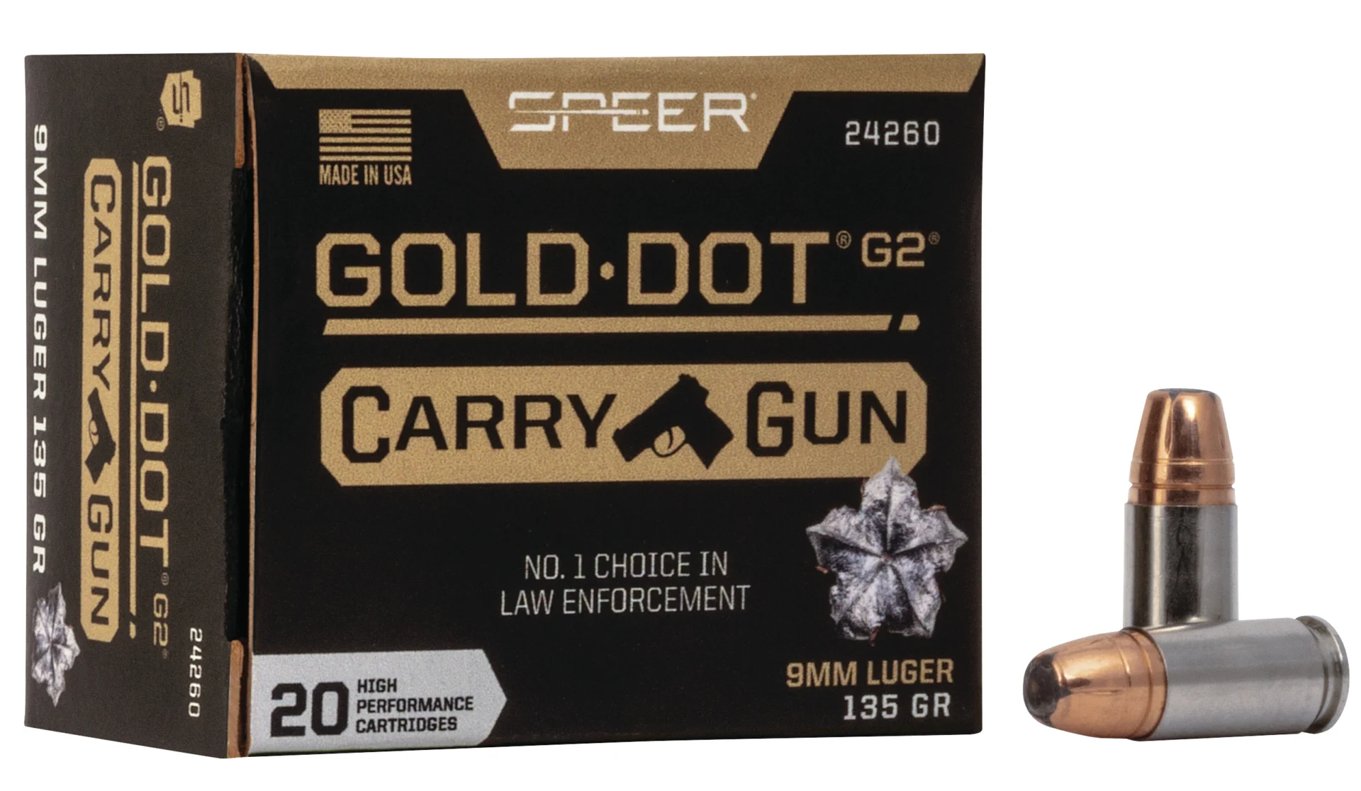 SPR 9MM 135GR GDG2CARRY 20RD